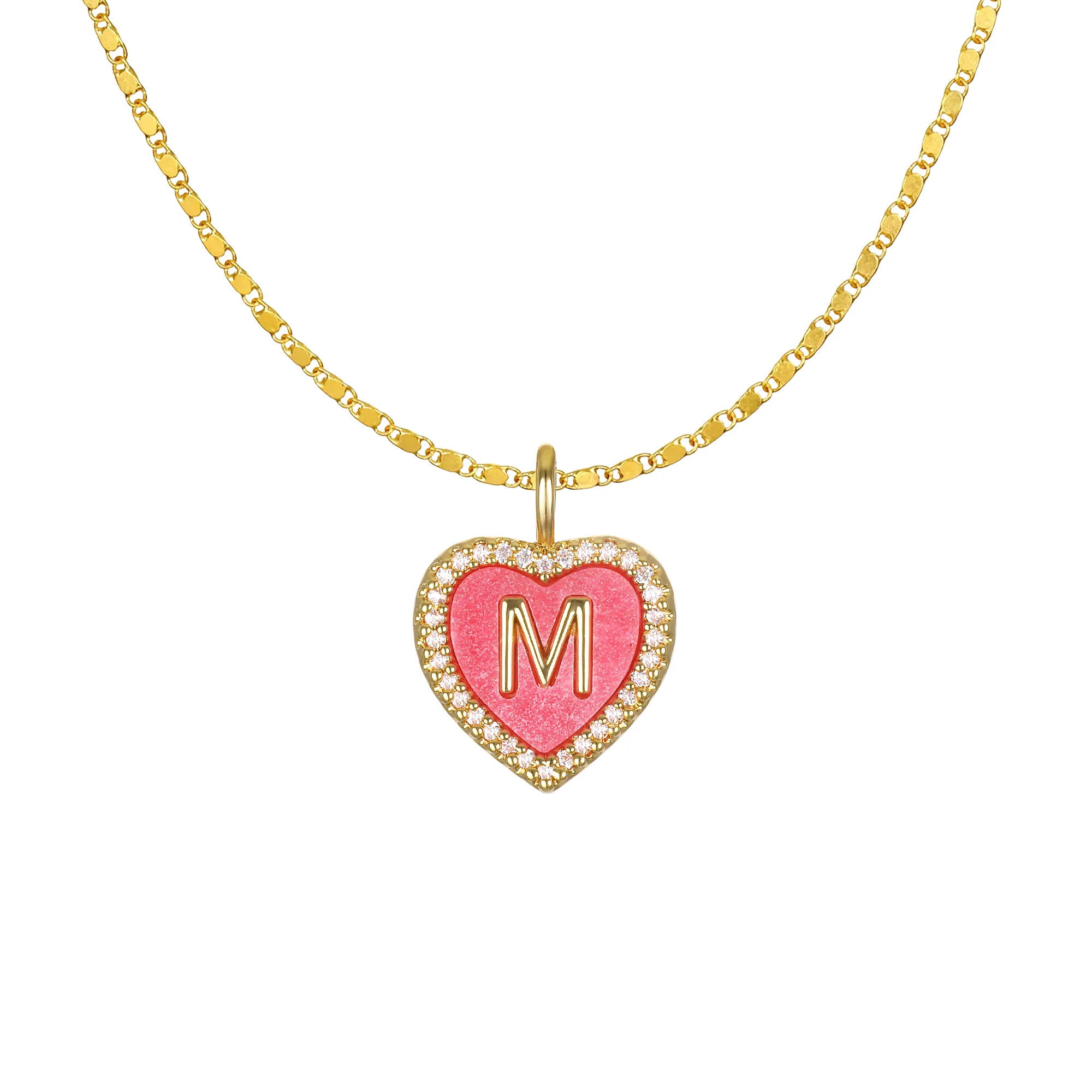 Cami Heart Initial Necklace - Image 15