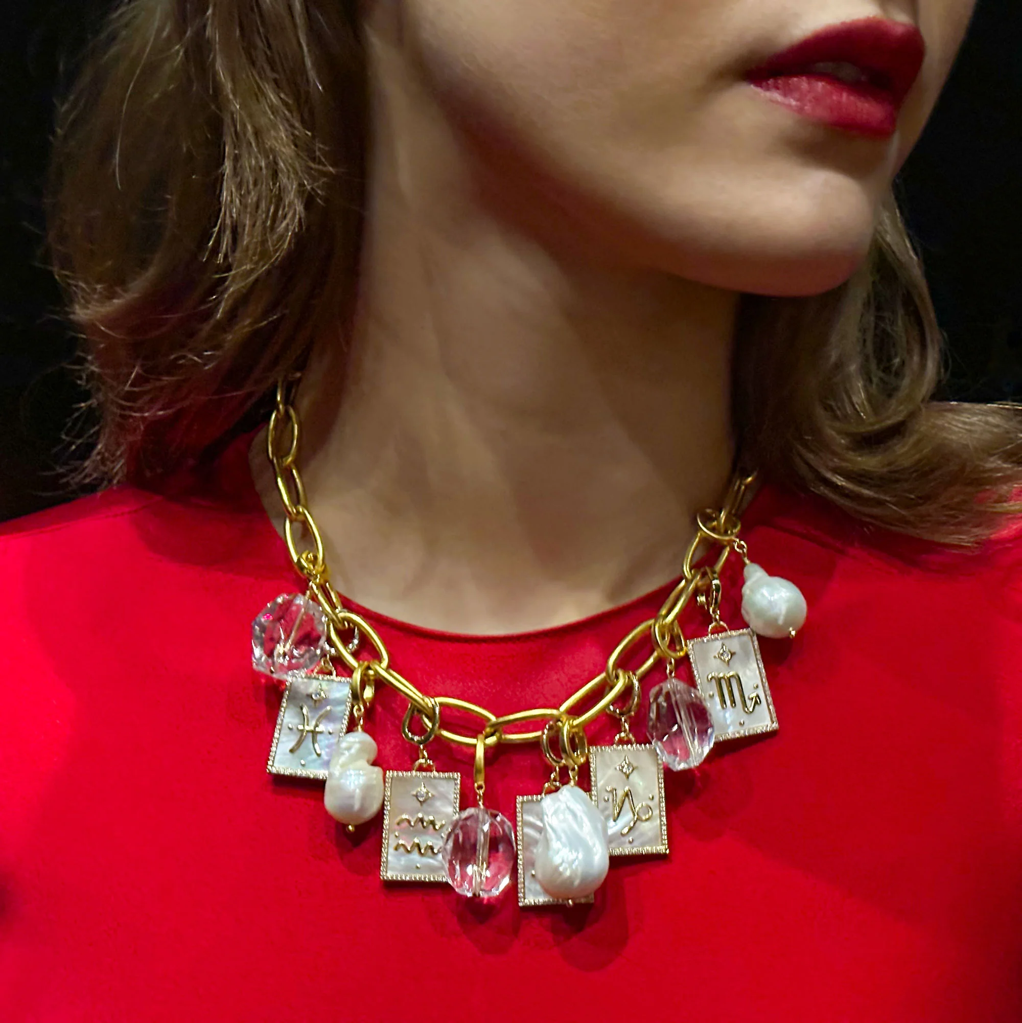 Pearl Star Zodiac Clip-On Charms - Image 17